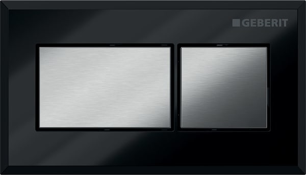 Geberit przycisk spłukujący do WC chrom błyszczący-czarny 116.051.KV.1 - Wysyłka w 24h