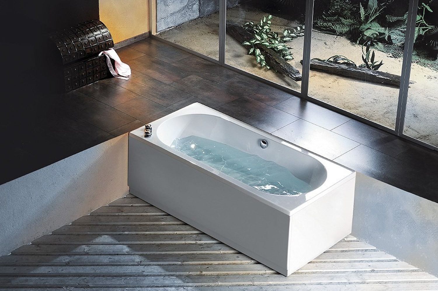 Polysan Viva B wanna prostokątna 185x80 cm biała 71968