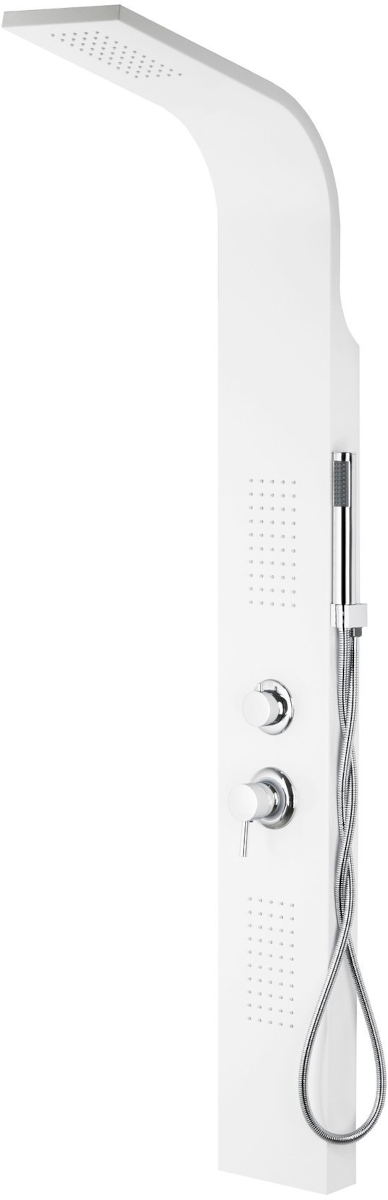 Corsan Alto panel prysznicowy ścienny biały A-017MALTOBIAŁY