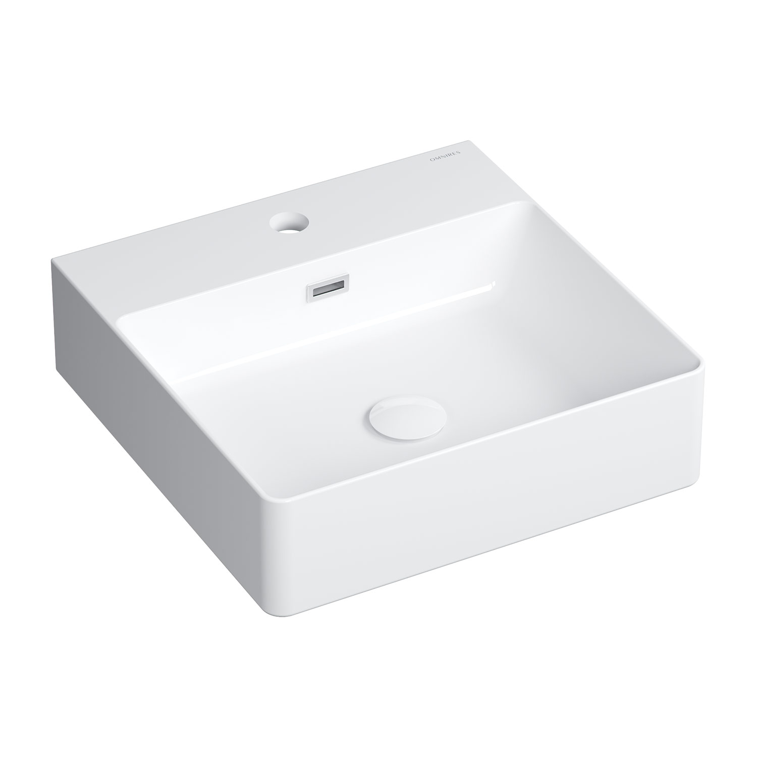 Omnires Garland umywalka 42x43 cm prostokątna nablatowa biała GARLAND420BP - Wysyłka w 24h