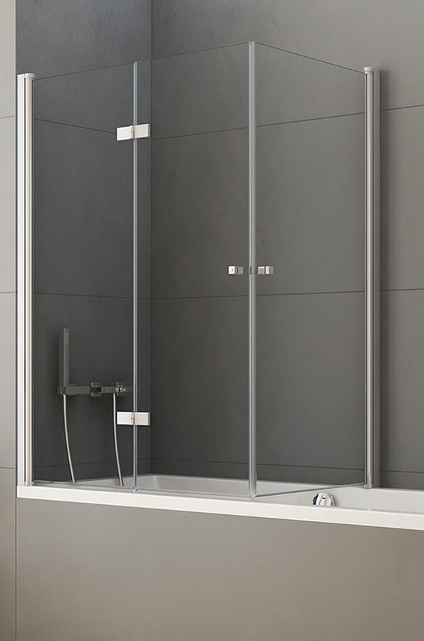 New Trendy New Soleo parawan nawannowy 120x70 cm lewy szkło przezroczyste P-0030/P-0024