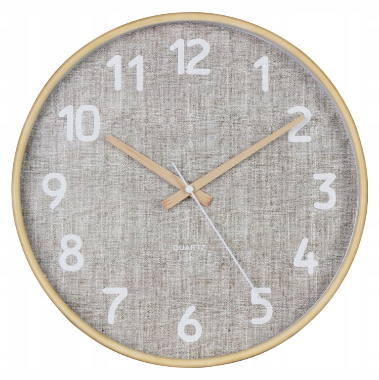 Splendid Canvas zegar ścienny brązowo-beżowy AZ-CANVAS - Wysyłka w 24h