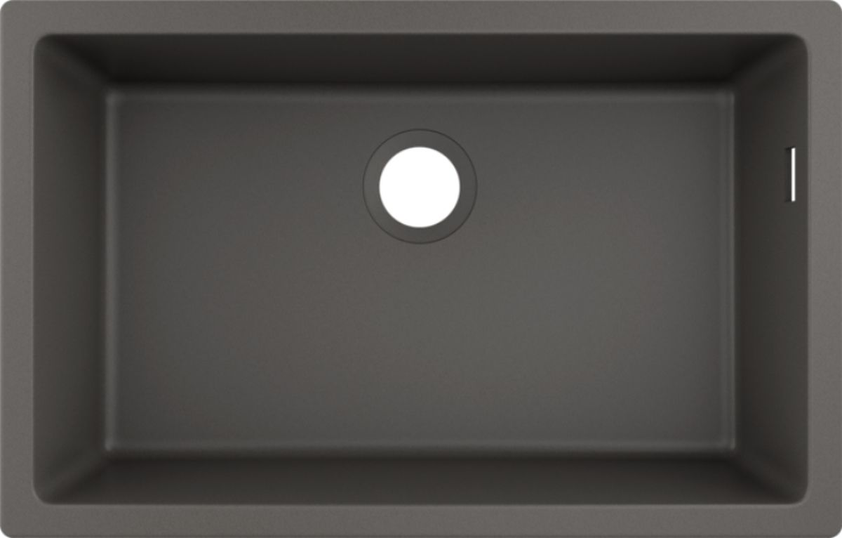 Hansgrohe S510-U660 zlewozmywak granitowy 66x40 cm kamienny szary 43432290