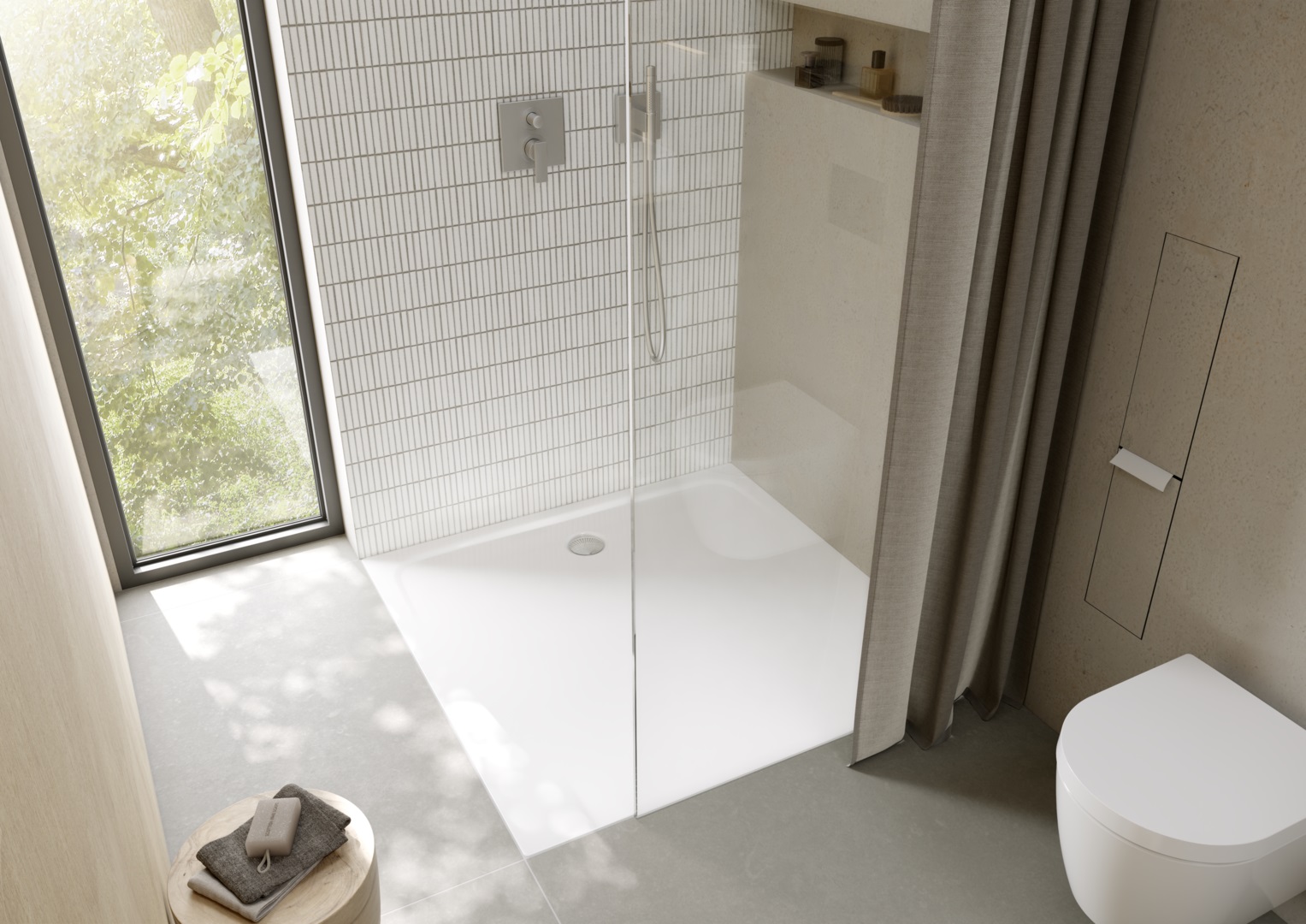 Kaldewei Cayonoplan brodzik 110x75 cm prostokątny model 2259-5 z obniżonym nośnikiem styropianowym biały 361947980001