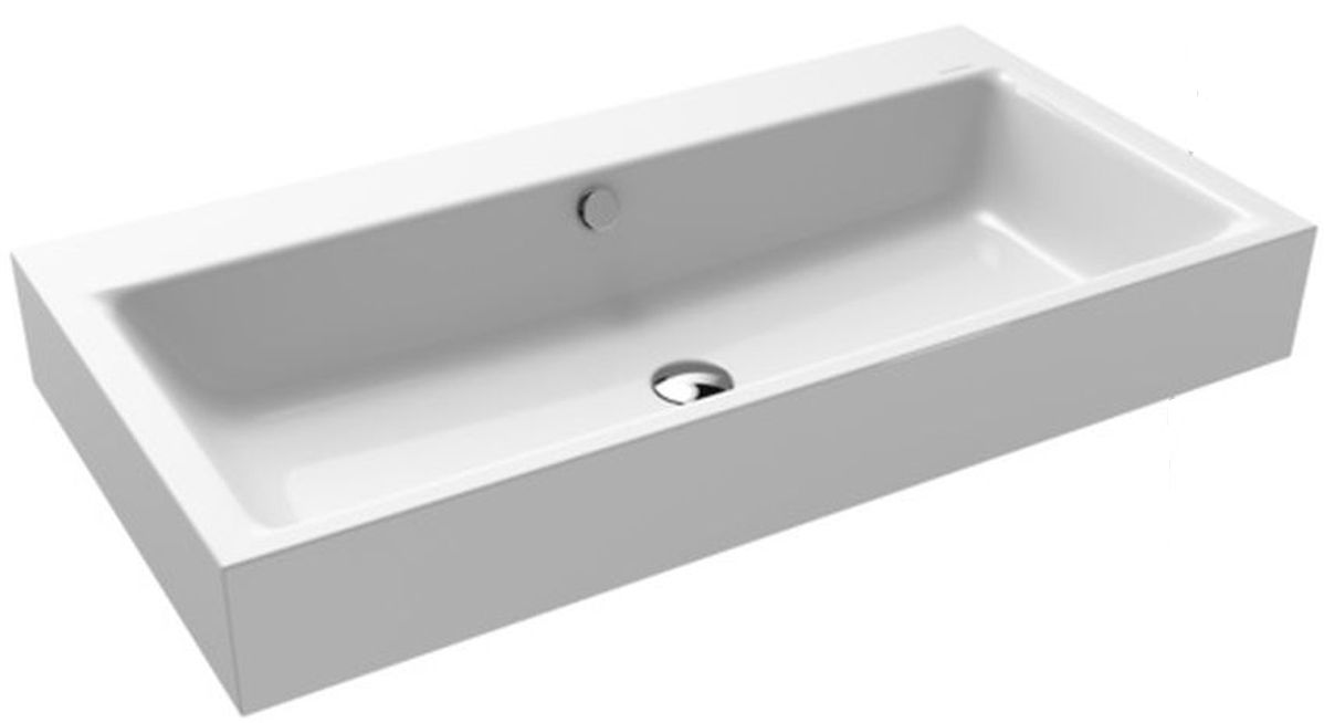 Kaldewei Puro umywalka 90x46 cm ścienna prostokątna model 3165 biała 901506003001