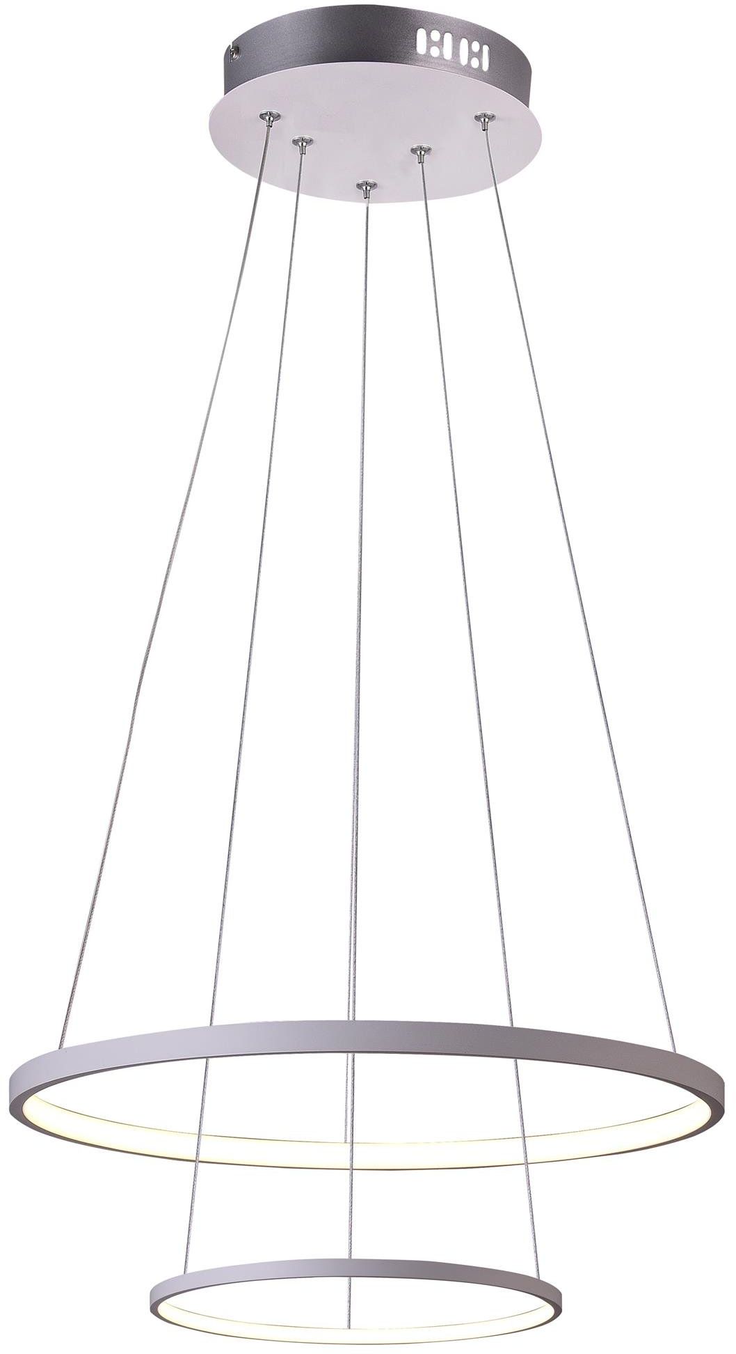 Candellux Lune lampa wisząca 2x40W LED biała 32-64752