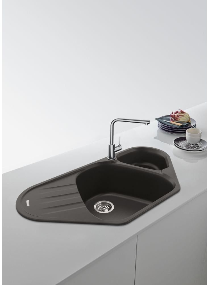 Franke Antea zlewozmywak granitowy 96x50 cm szary 114.0716.315