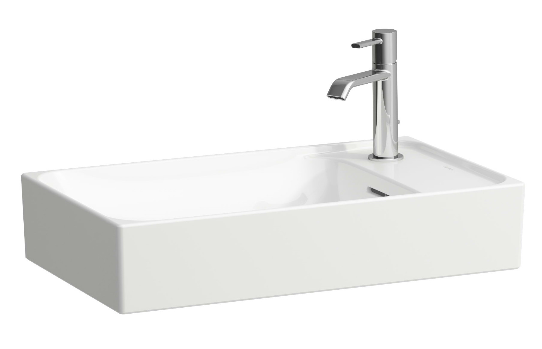 Laufen Meda umywalka 60x35 cm prostokątna nablatowa biała H8121130001141