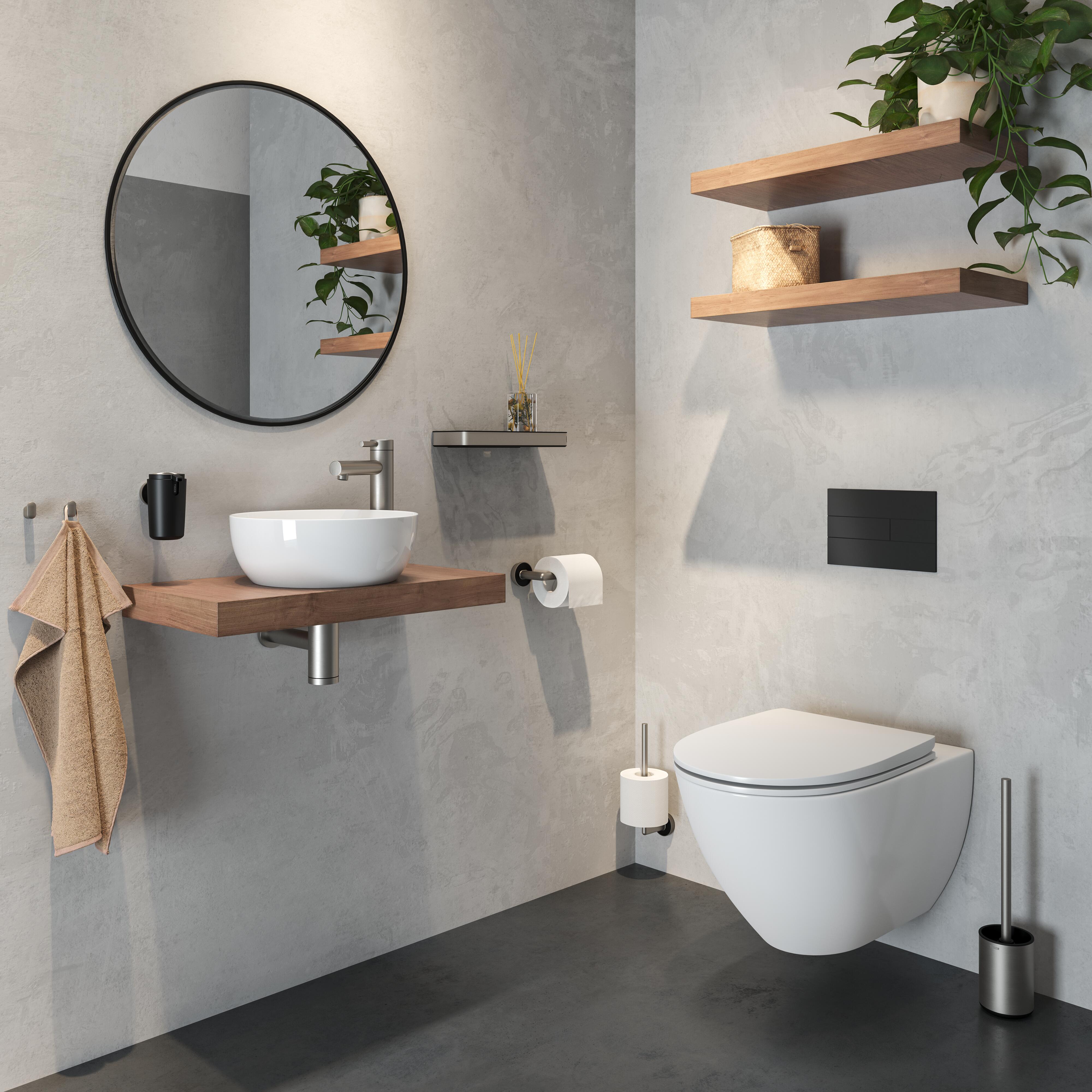 Tiger Cooper dozownik do mydła 175 ml ścienny stal/czarny 800236