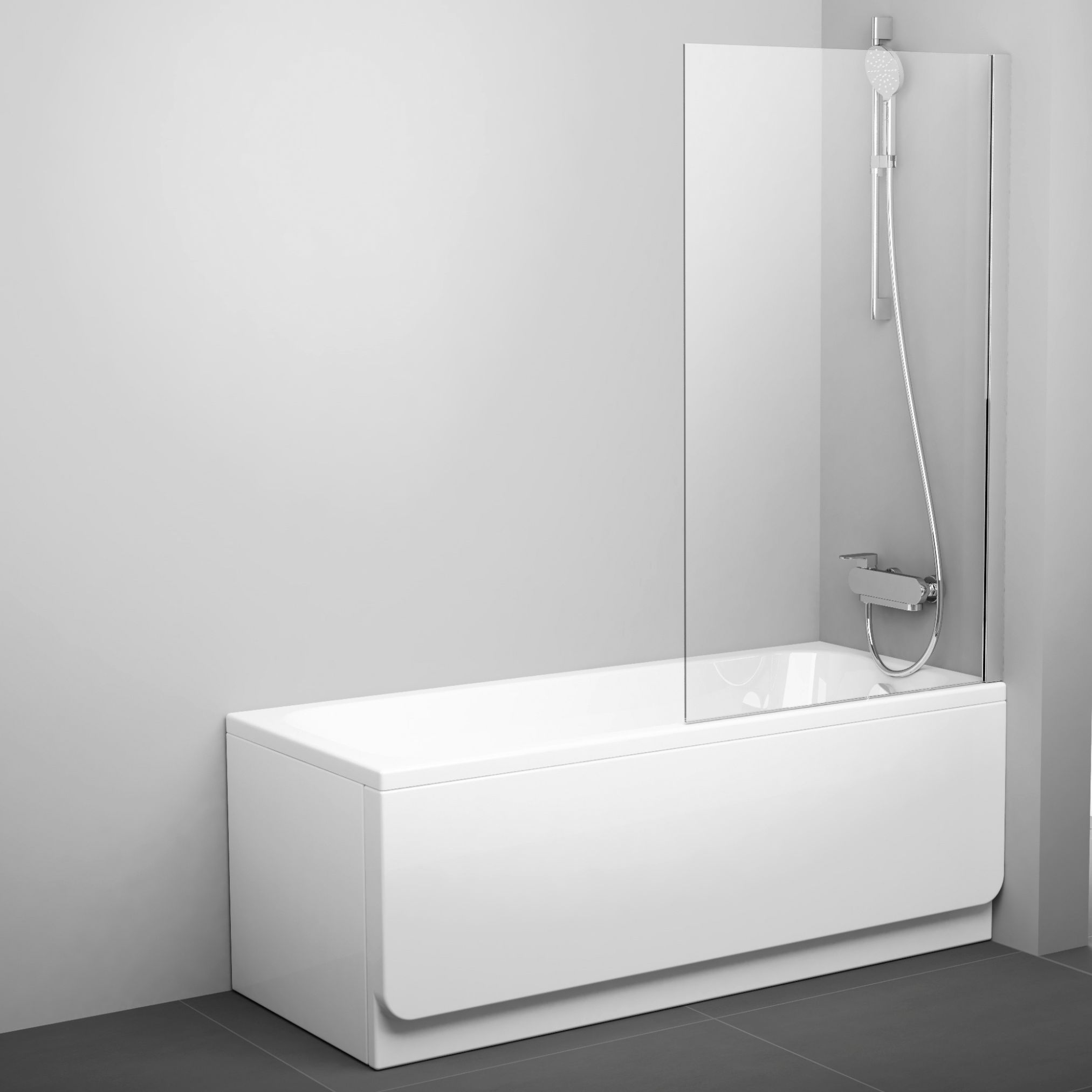 Ravak Pivot PVS1-80 parawan nawannowy 80 cm 1-częściowy polerowane aluminium/przezroczyste 79840C00Z1 - Wysyłka w 24h