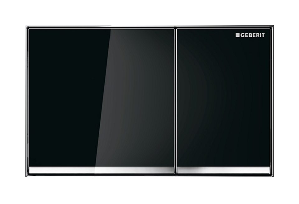 Geberit Omega60 przycisk spłukujący do WC czarny 115.081.SJ.1