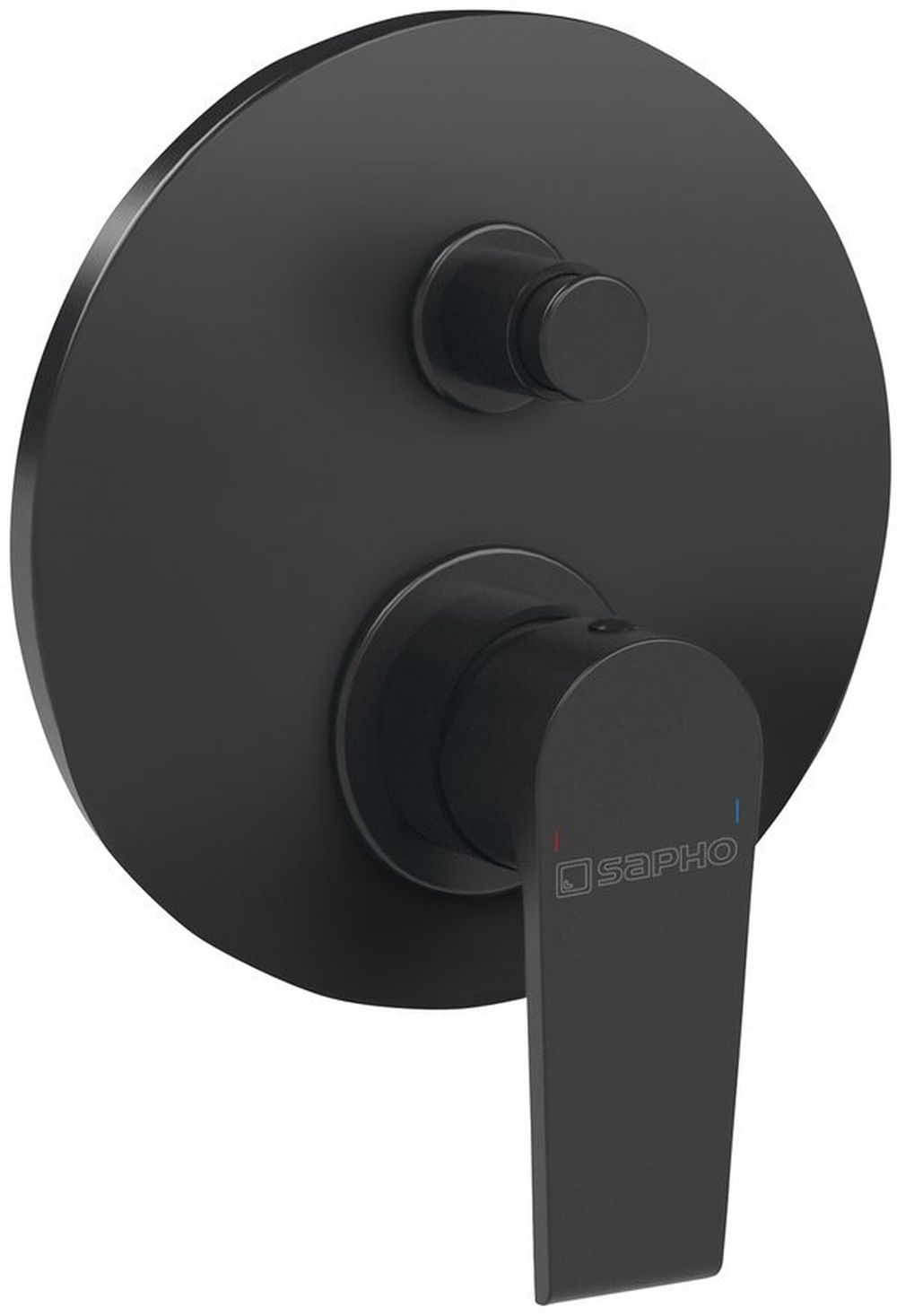 Sapho Kai bateria wannowo-prysznicowa podtynkowa czarny mat KA42/15