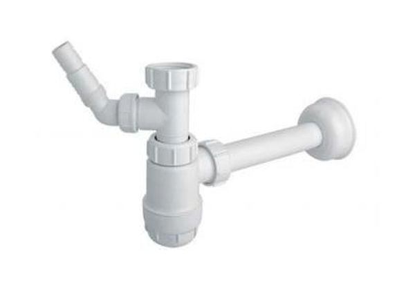 McAlpine syfon umywalkowy butelkowy biały HC2WM-32