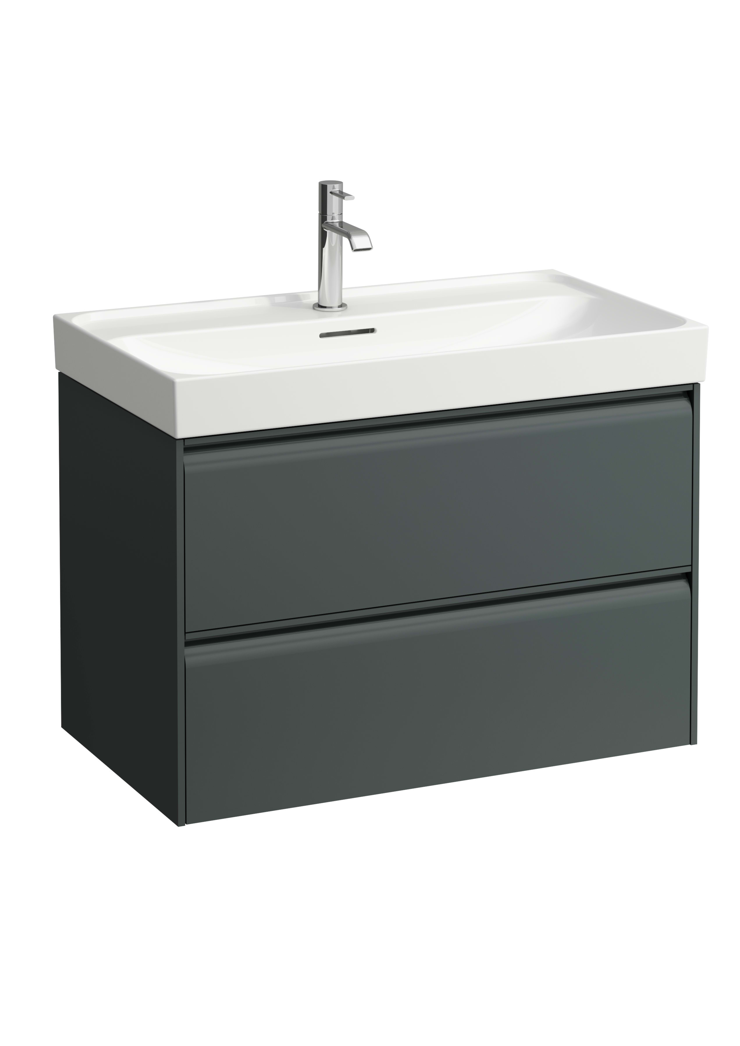 Laufen Meda szafka 78,4x44,8x51,5 cm podumywalkowa wisząca Traffic Grey H4216120112661