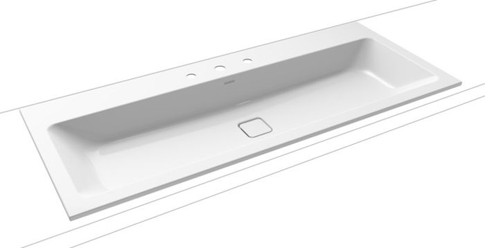 Kaldewei Cono umywalka 120x50 cm wpuszczana prostokątna model 3082 biała 901806033001