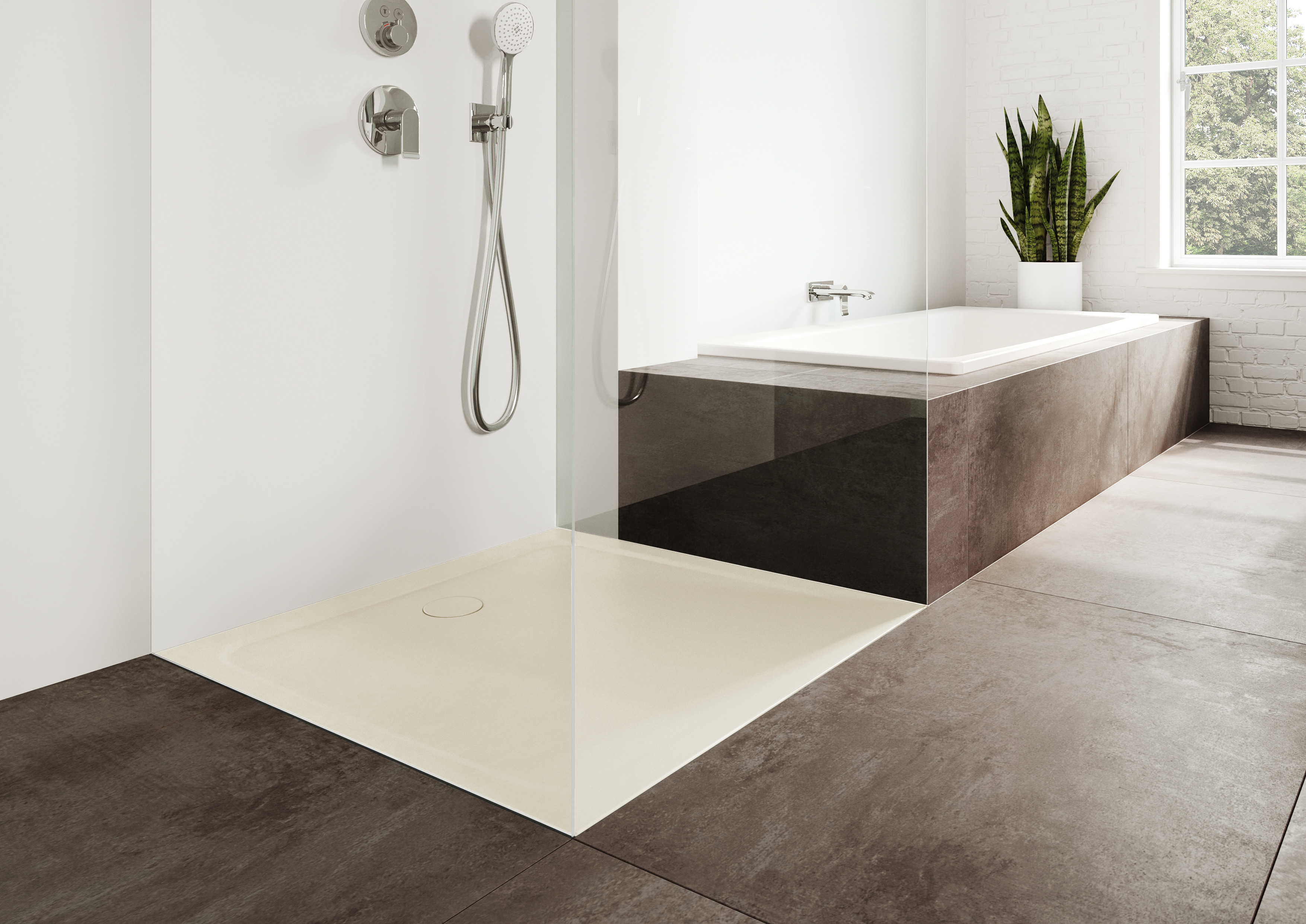 Kaldewei Cayonoplan brodzik 90x90 cm kwadratowy model 2254-5 z obniżonym nośnikiem styropianowym pergamon 361447980231