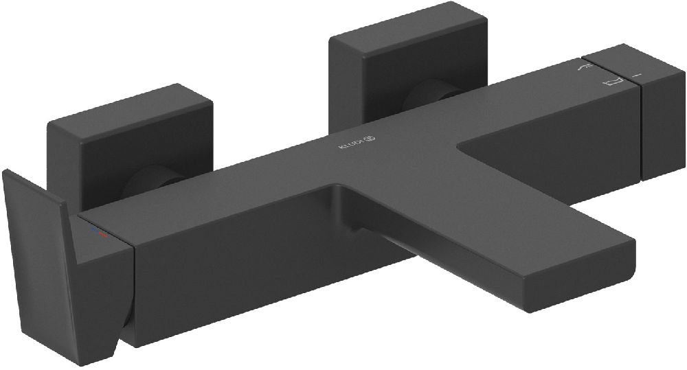 Kludi Decus bateria wannowo-prysznicowa ścienna czarna 546913975 - Wysyłka w 24h