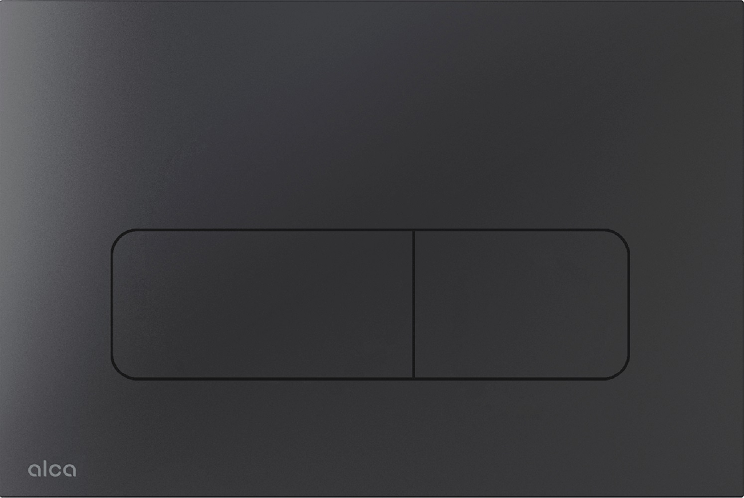 Alca Flat przycisk spłukujący do WC czarny mat MOON-BLACK