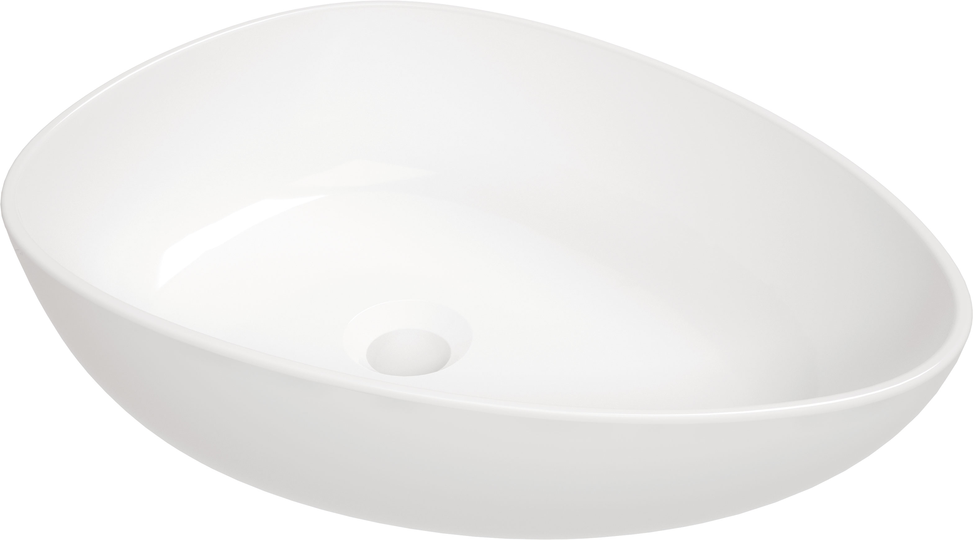 Deante Alpinia umywalka 47x35 cm nablatowa biała CGA_6U5S