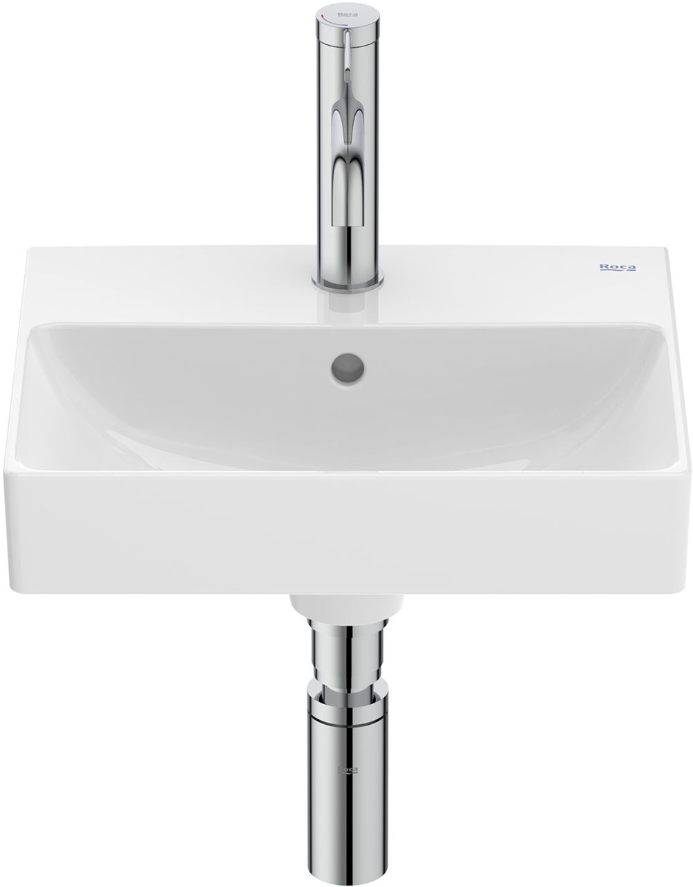 Roca Ona umywalka 40x32 cm prostokątna ścienna biała A32768D000 - Wysyłka w 24h