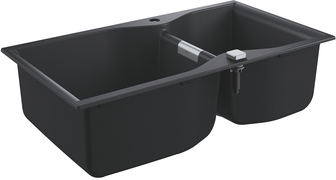 Grohe K700 100-C 90/50 zlewozmywak granitowy 90x50 cm czarny 31658AP0