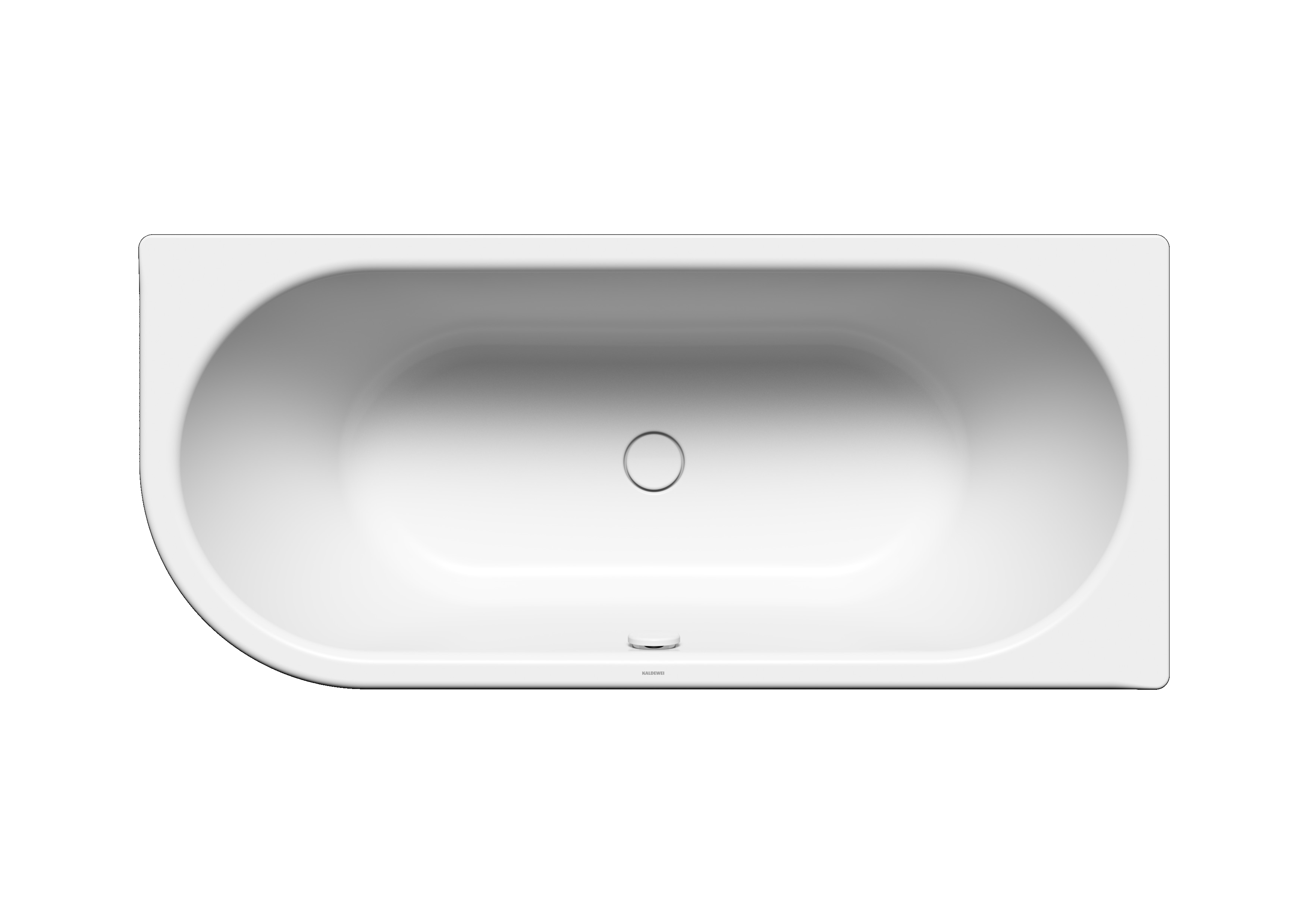Kaldewei Centro Duo 1 wanna prostokątna 170x75 cm lewa model 129 z wykończeniem przeciwpoślizgowym i powierzchnią uszlachetnioną ...