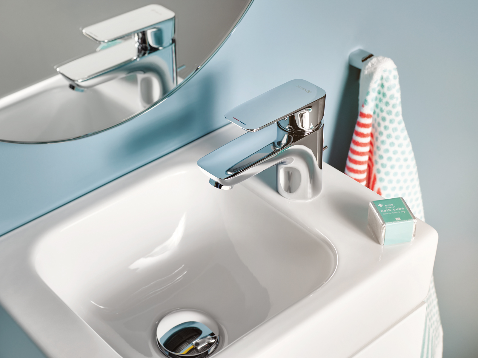 Kludi Pure&Style bateria umywalkowa stojąca XS chrom 403850575