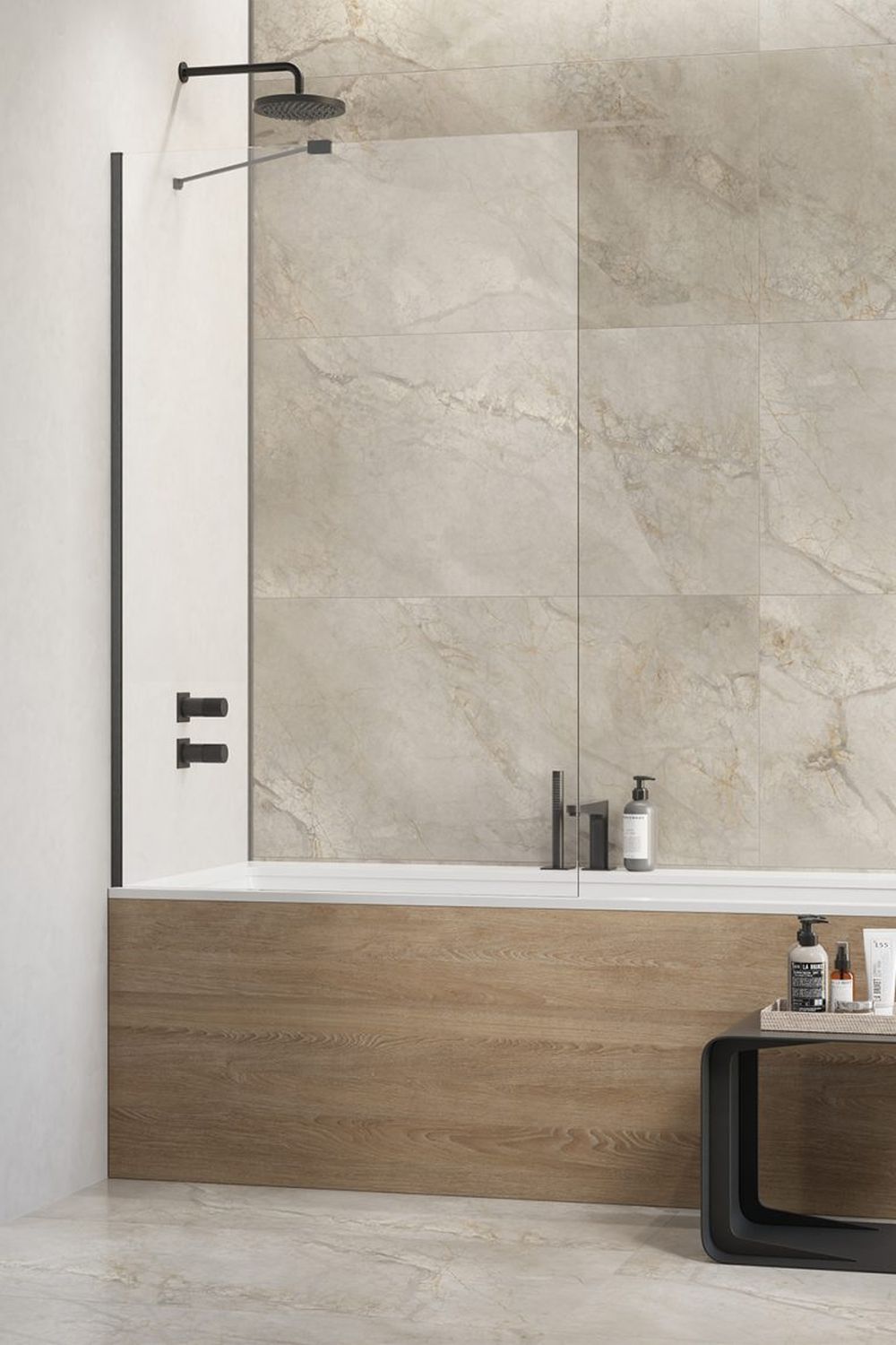 Radaway Modo New Brushed Gunmetal PNJ II parawan nawannowy 80 cm gunmetal szczotkowany/szkło przezroczyste 10006080-92-01