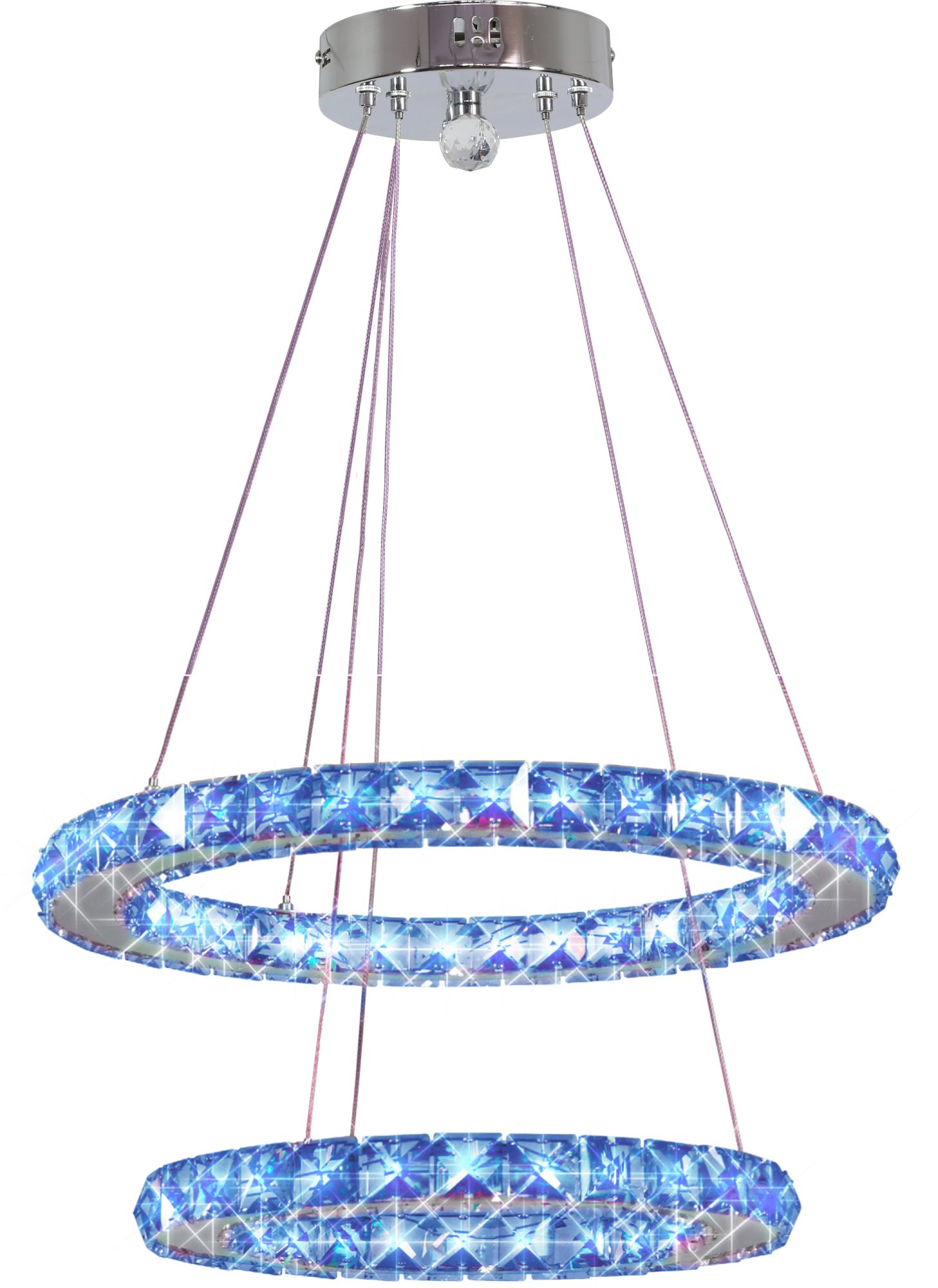 Candellux Lords lampa wisząca 27W LED chrom 32-63106