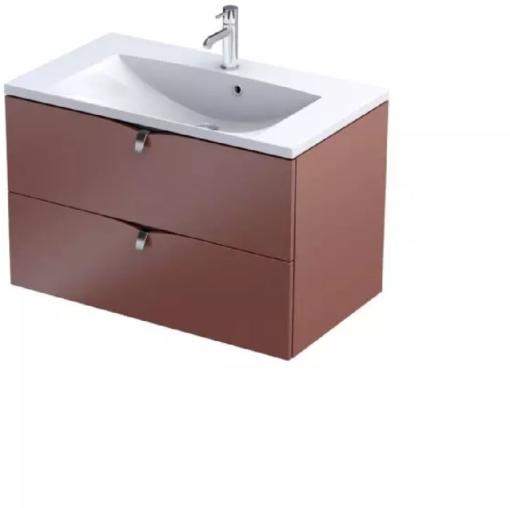 Oristo Siena szafka 80x45,5x50 cm podumywalkowa wisząca ceglany mat OR45-SD2S-80-19