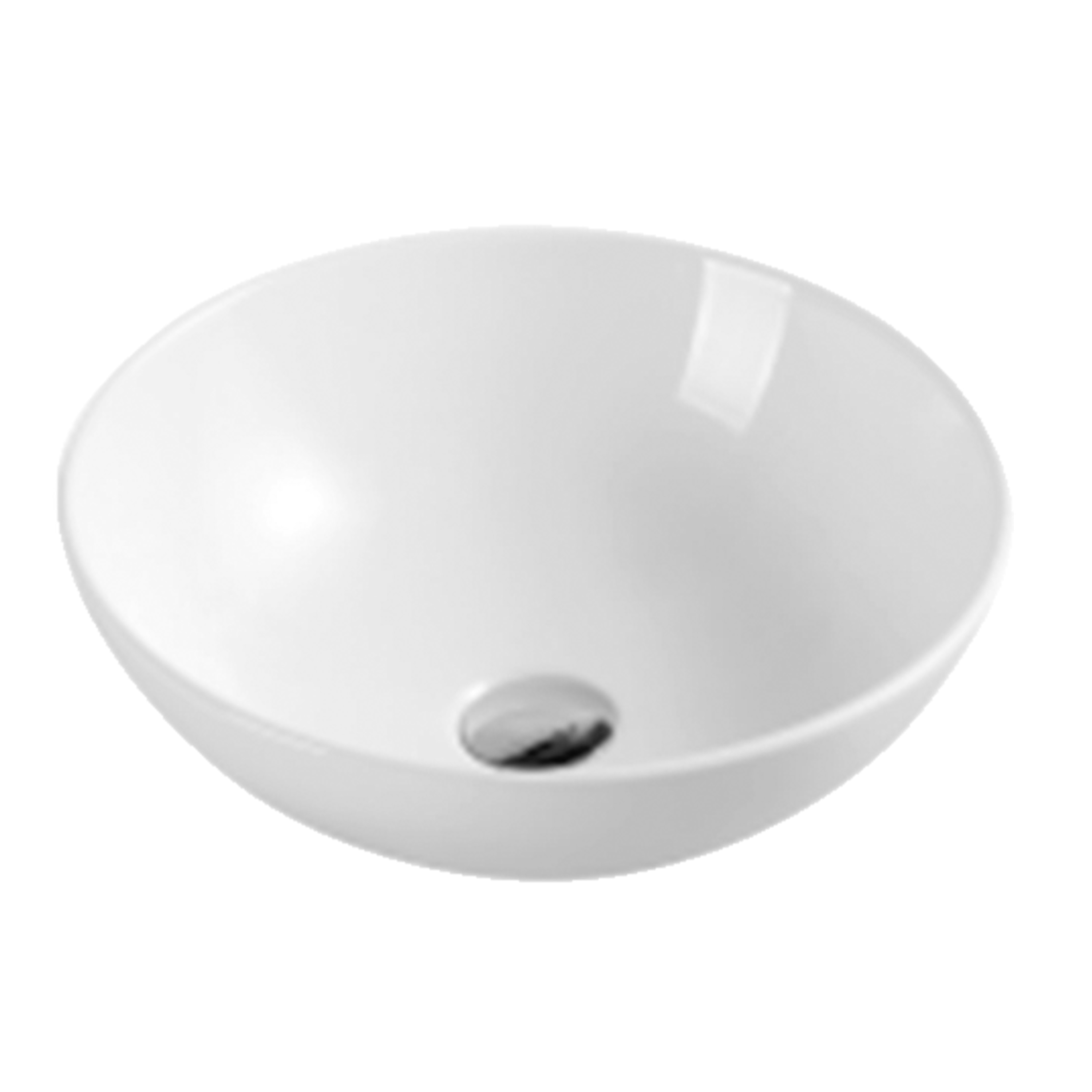 LaVita Round 42x42 cm umywalka nablatowa biały połysk
