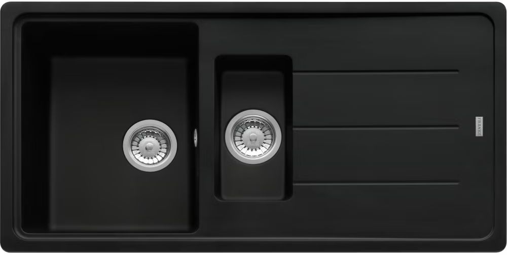 Franke Basis BFG 651-97 zlewozmywak 97x50 cm Fragranite czarny mat 114.0676.277