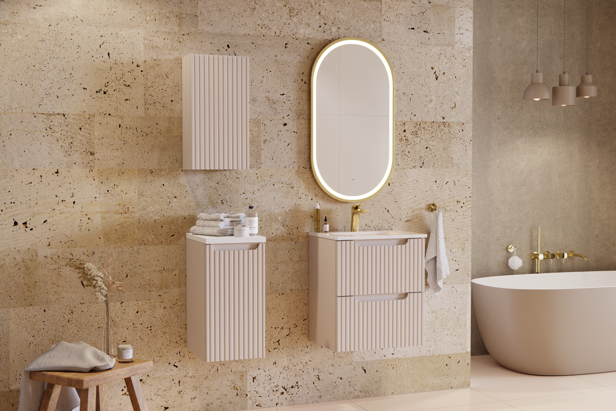 Comad Nova Cashmere szafka 50x40x57 cm podumywalkowa wisząca kaszmir NOVACASHMERE 82-50-2S - Wysyłka w 24h