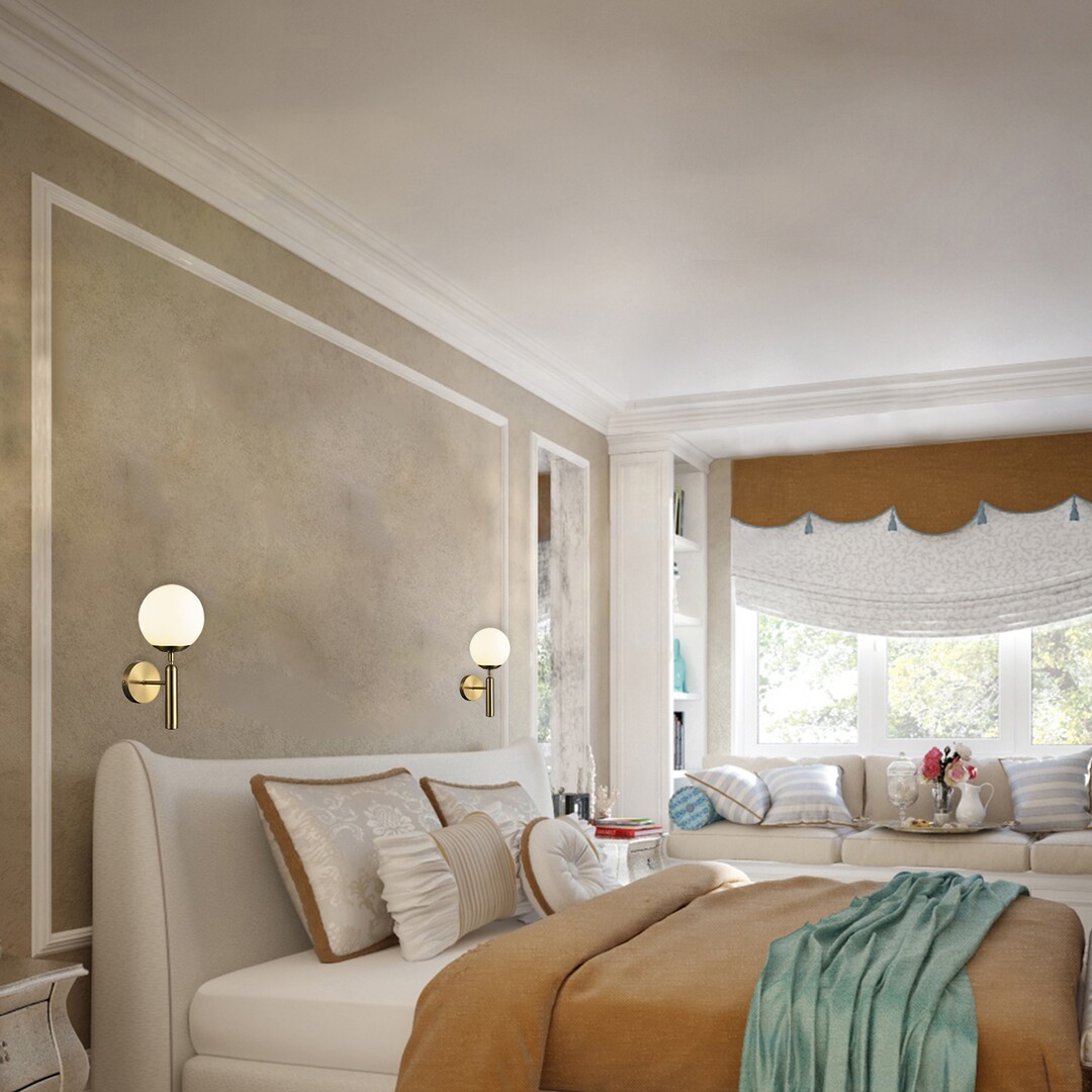 Rabalux Divina kinkiet 1x9W złoty/biały 5351 - Wysyłka w 24h