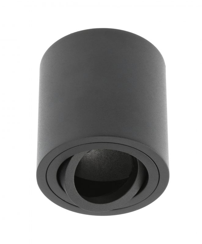 GTV Aveiro lampa podsufitowa 1x20 W czarna OS-AVB8090OK1-00