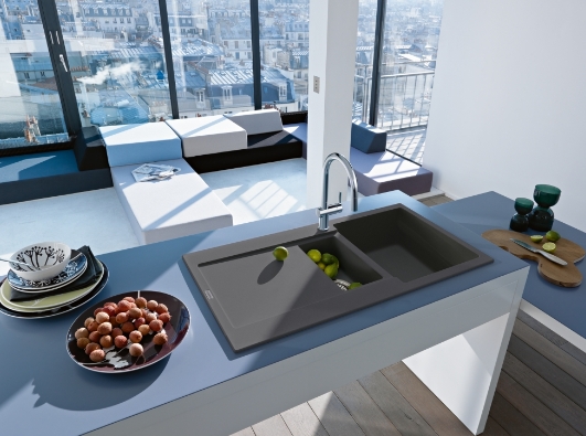 Franke Maris zlewozmywak granitowy 97x50 cm łupkowy szary 114.0716.348