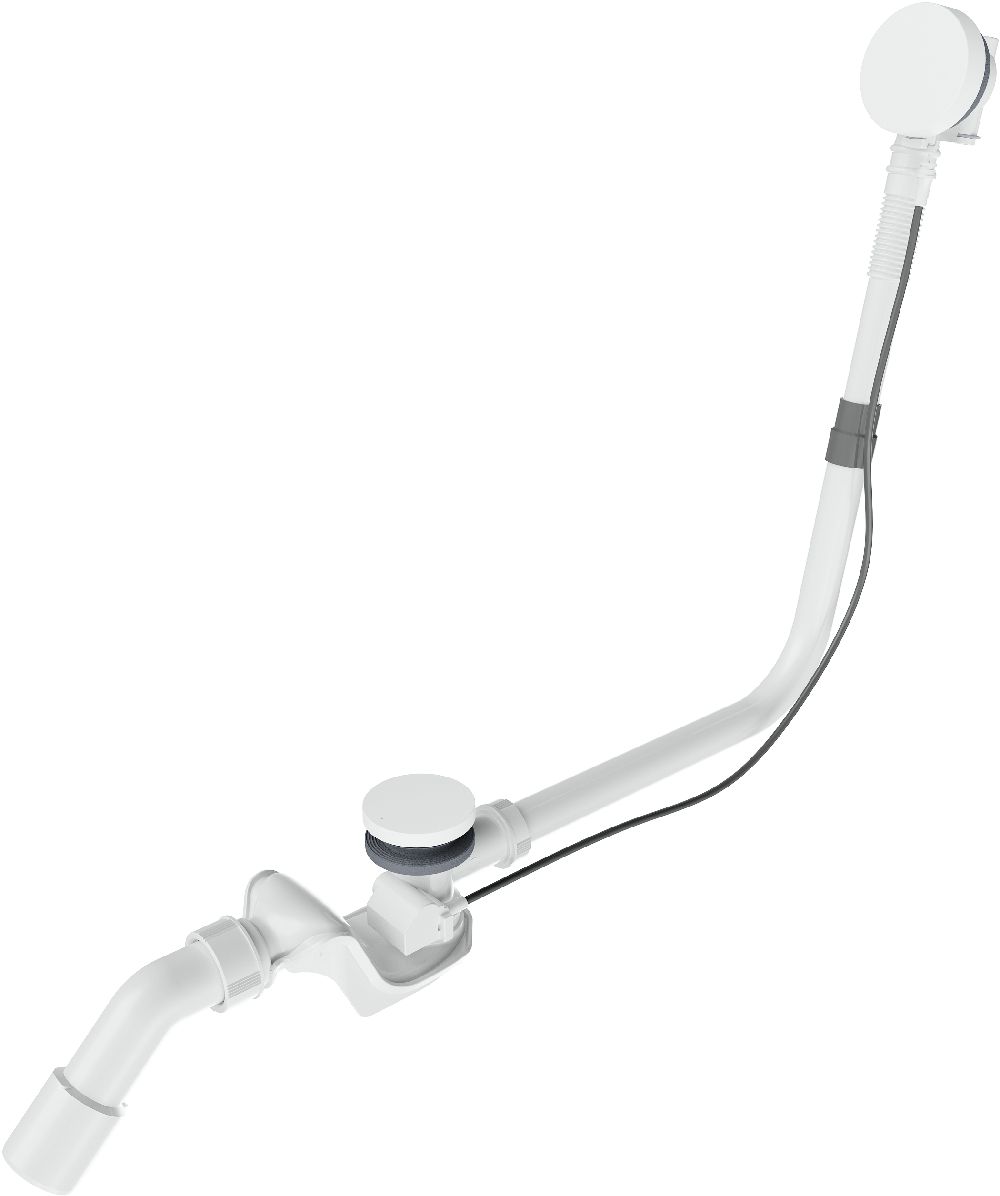 Kaldewei zestaw przelewowo-odpływowy biały mat 687772330711