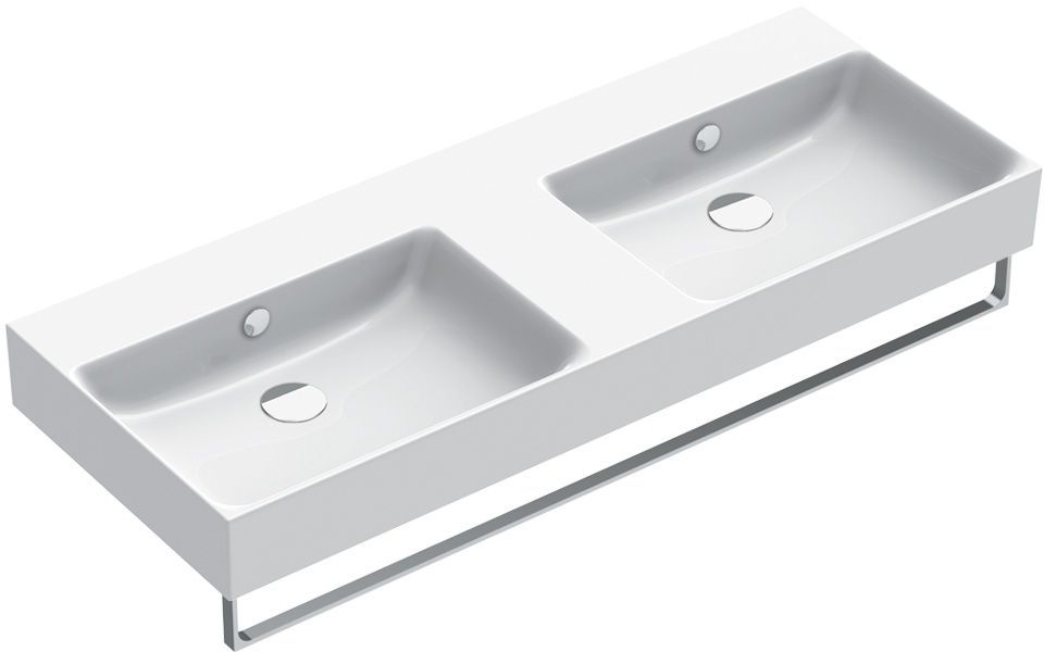 Catalano New Premium umywalka 120x47 cm prostokątna ścienna-nablatowa biała 0221220001