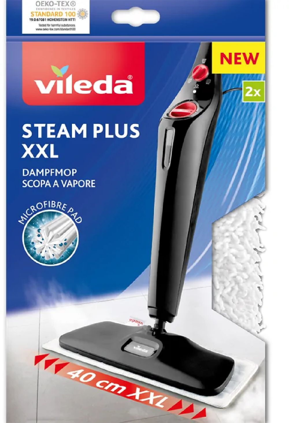 Vileda Steam Plus XXL wkład do mopa parowego 168928