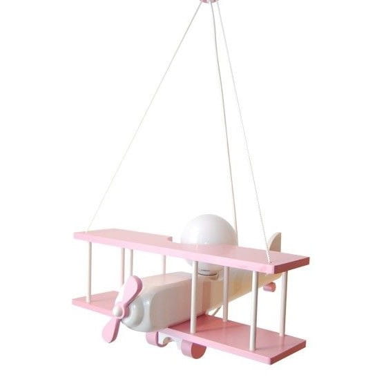 Hellux Lampa duża dziecięca sufitowa samolot