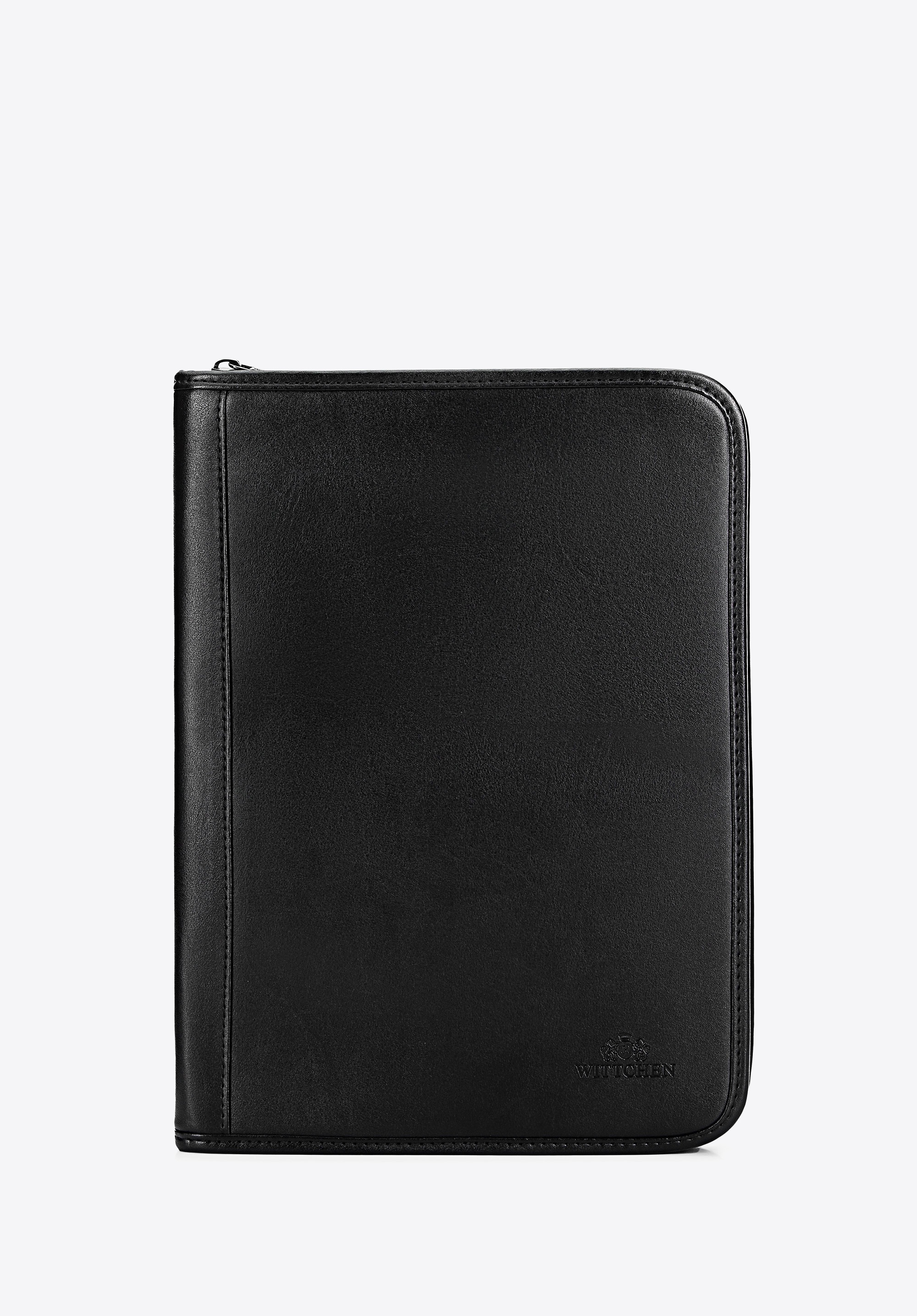 Męska aktówka z oddzielającą zakładką czarna