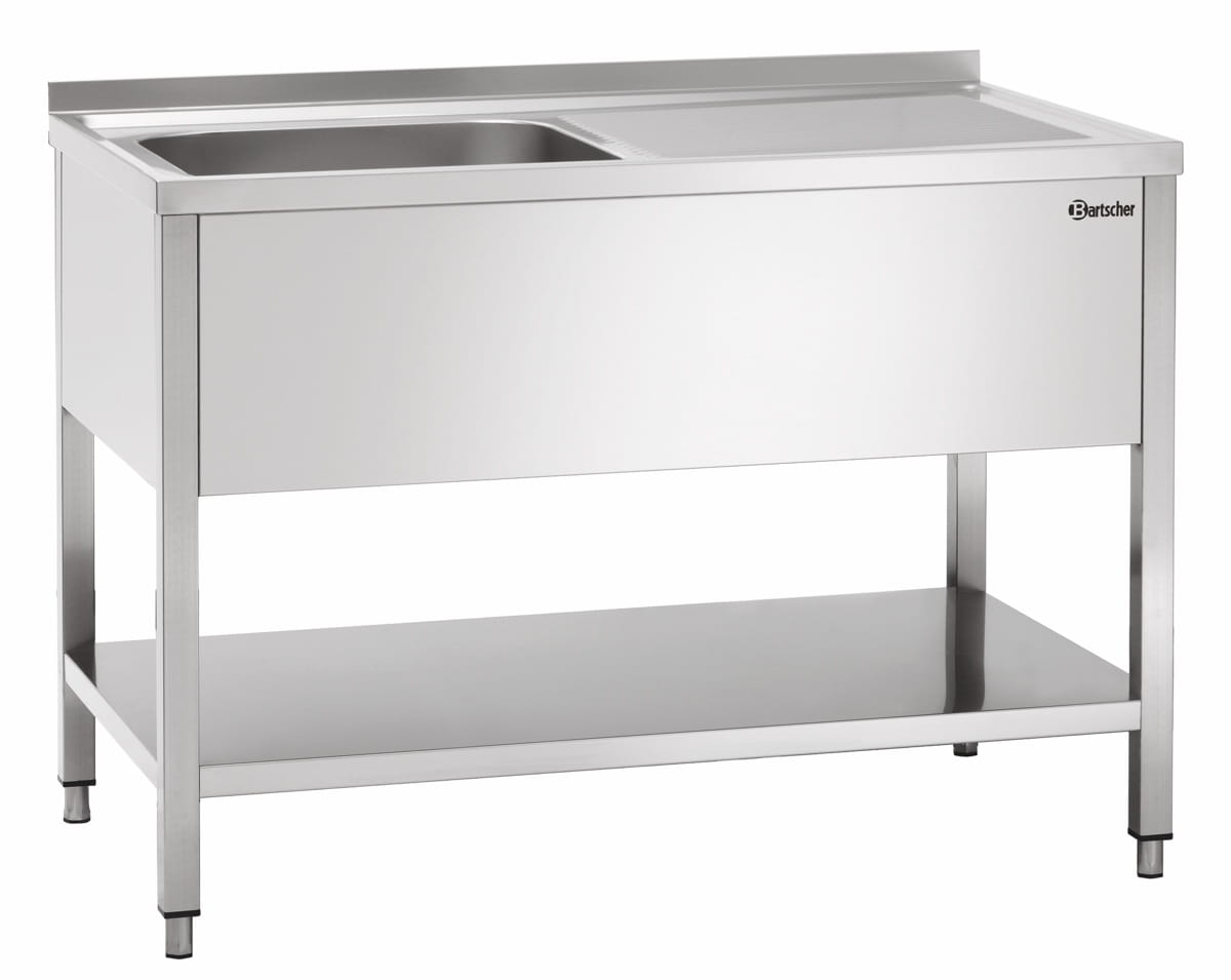 Basen gastronomiczny 120x70x85 ociekacz po prawo