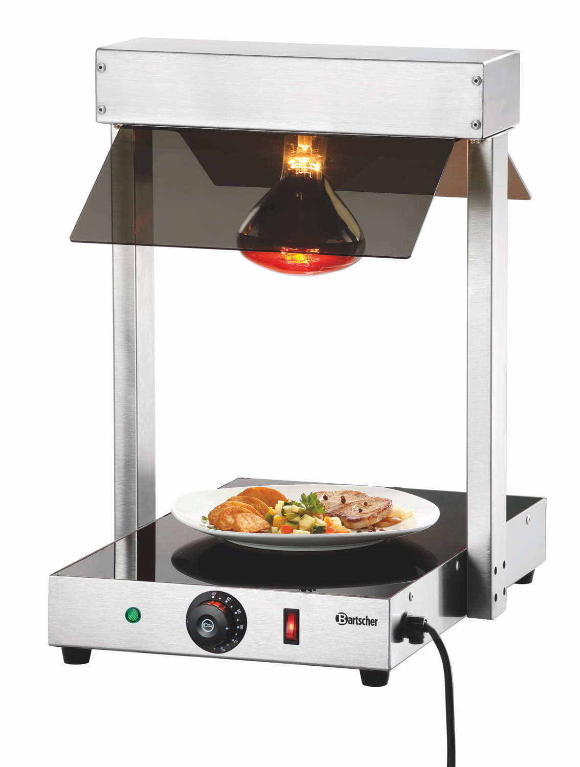 Płyta grzewcza z lampą na podczerwień, podgrzewacz 400W