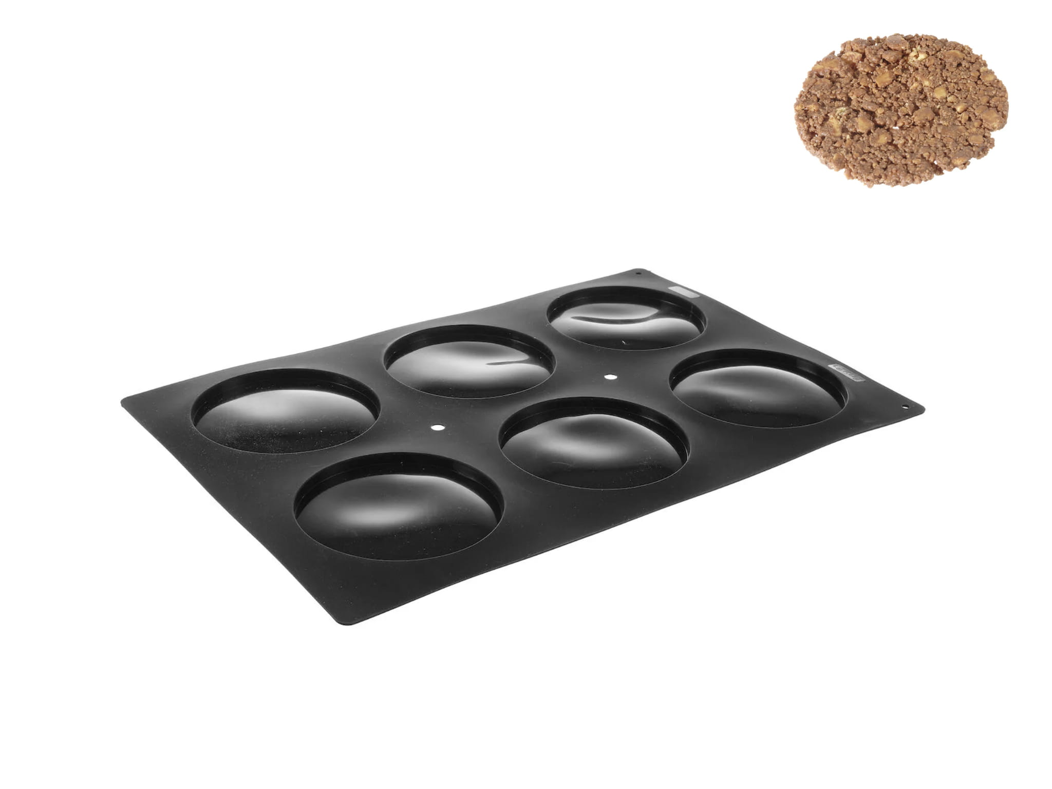 Forma silikonowa na ciastka 6 x 16 cm