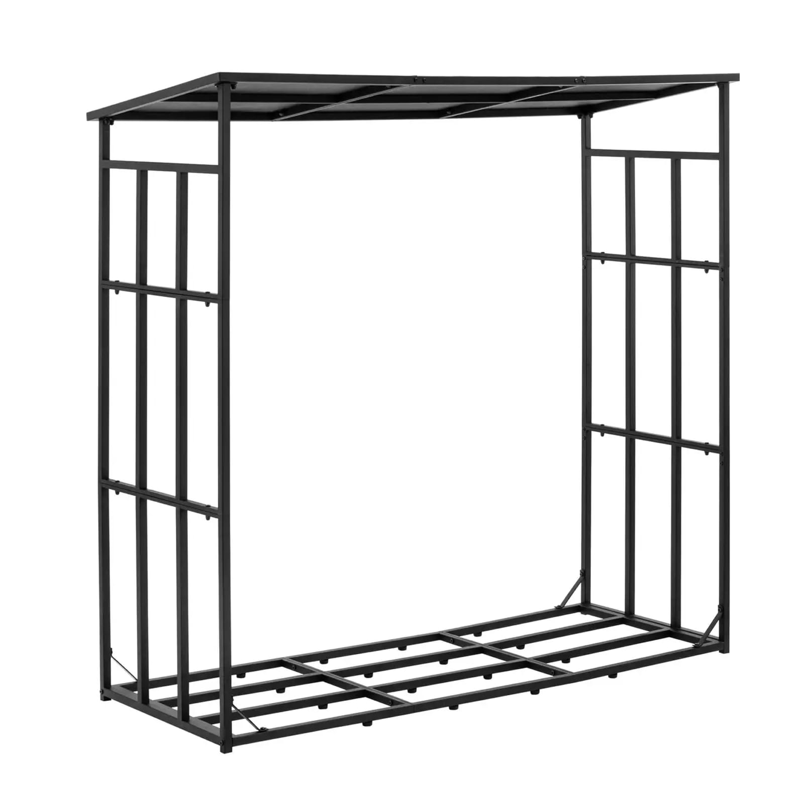 Stojak na drewno zadaszony do 400 kg, 190x76x186cm | HI-FWR-011