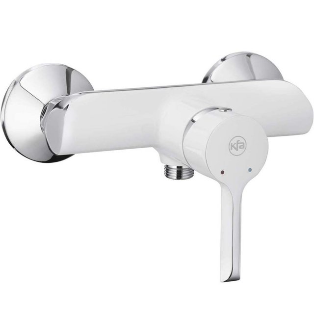 KFA Bateria prysznicowa ścienna ANGELIT biały-chrom 4726-010-40