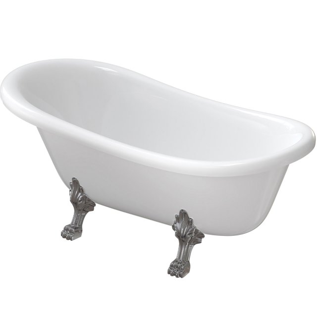 OMNIRES Wanna wolnostojąca ATENA COMFORT M+ 157x77 biały połysk ATENA