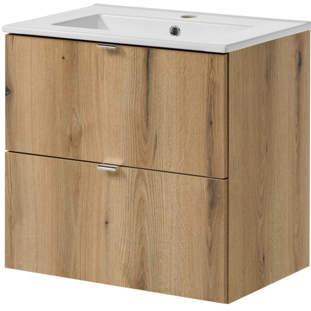 COMAD Szafka NOVA OAK z umywalką meblową DANCE 60 cm