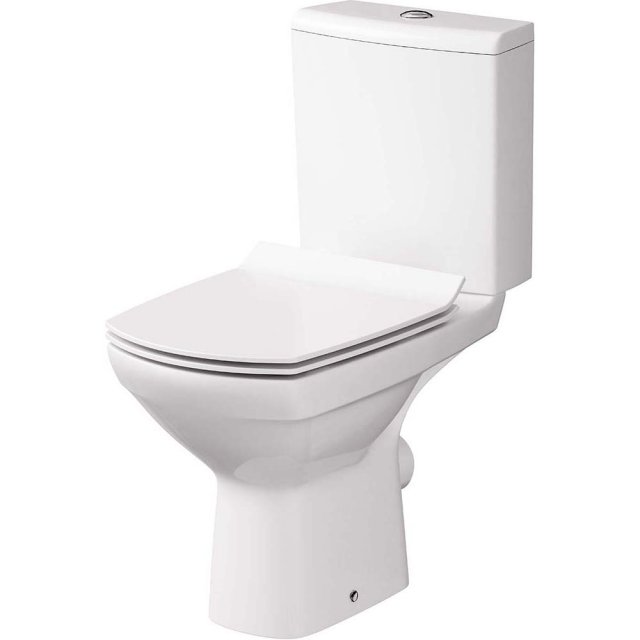 CERSANIT Kompakt WC 637 CARINA 3/5l deska SLIM duroplastowa wolnoopad