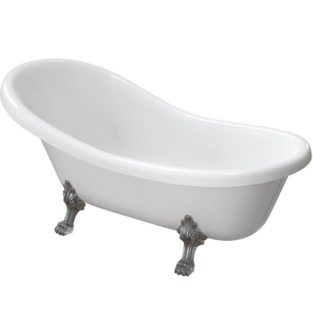 OMNIRES Wanna wolnostojąca ATENA COMFORT M+ 174x82 biały połysk ATENA